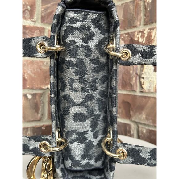 Christian Dior Lady D-Lite Bag Mizza Embroidered Canvas Medium 52213 - Picture 8 of 16